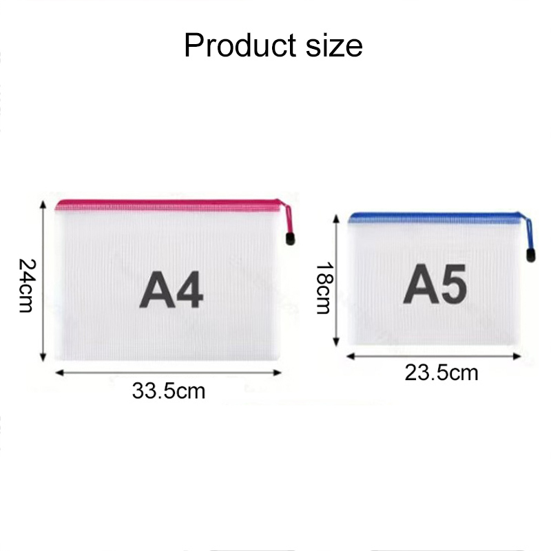 5pcs Stationery Storage Bag A4 - đánh giá và giá Portfolio Folder Zip