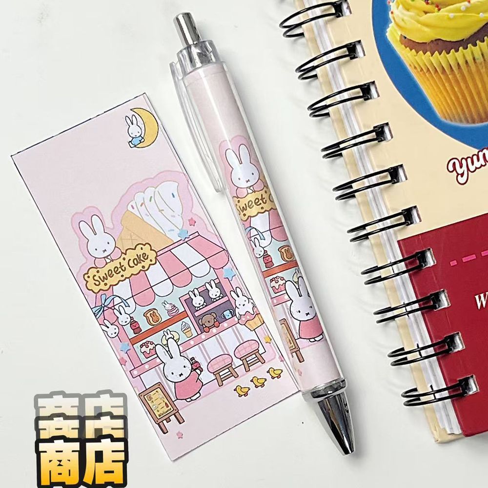New Miffy Rabbit Press Gel Pen - đánh giá và giá Gel Ink Pen Set