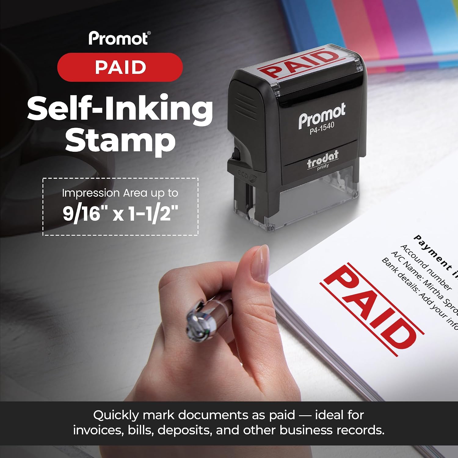 Self-Inking Paid Stamp Refilla - đánh giá và giá Self Inking Stamp