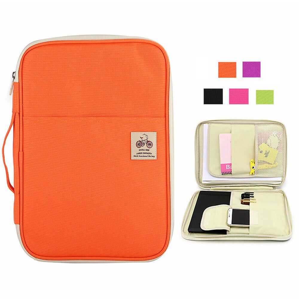 Travel Zipped File Organizer D - đánh giá và giá Portfolio Folder Zip