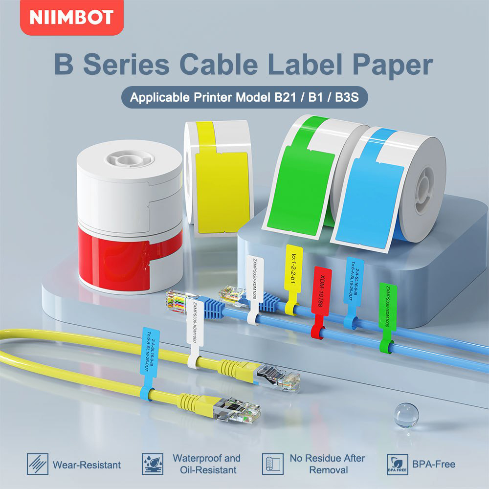 Niimbot Cable Label Portable P - đánh giá và giá Label Printer Tape