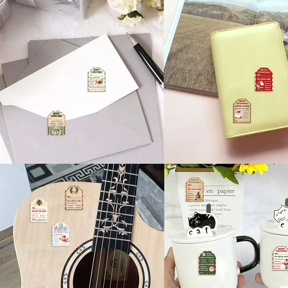 500Pcs Christmas Stickers Roll - đánh giá và giá Label Printer Tape